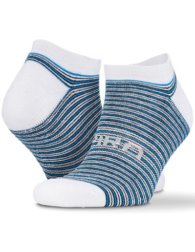 SPI-S295X-3-Pack Mixed Stripe Coolmax Sneaker Socks